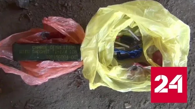 Задержание украинского диверсанта в Запорожье сняли на видео - Россия 24 