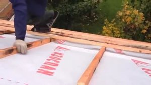 Монтаж обрешетки под металлочерепицу