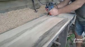 Подоконник из дуба своими руками