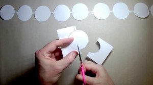 Как сделать ГИРЛЯНДУ ИЗ КРУЖОЧКОВ своими руками из бумаги А4