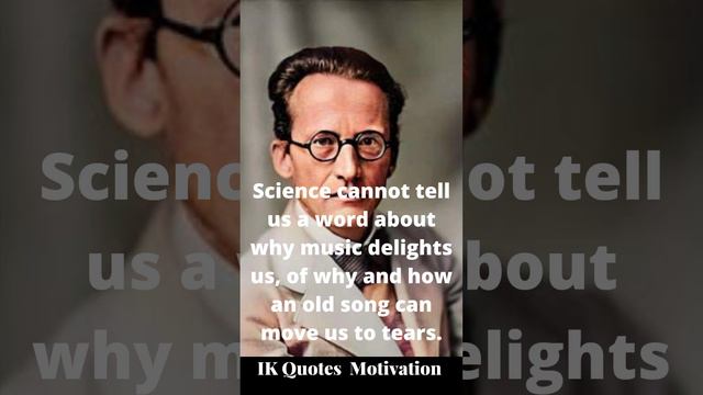 Erwin Schrödinger Quotes.