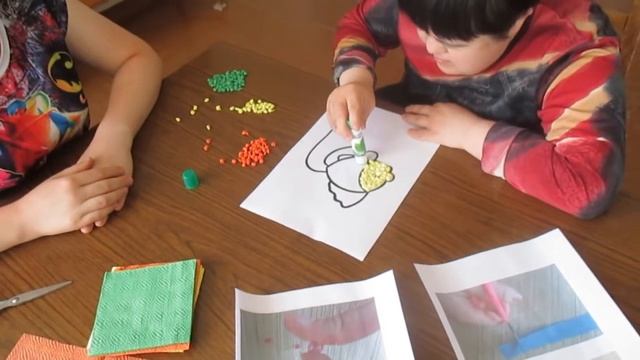 Аппликация из салфеток для детей с ограниченными возможностями смотреть онлайн