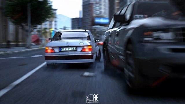 Taxi (1998) Peugeot 406 STW Vs Mercedes W124 500E