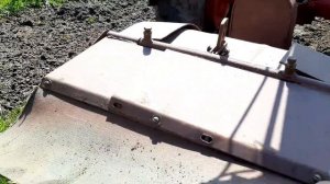 Мотоблок МТЗ 09Н,  работа с фрезой