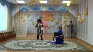 "Отелло и Дездемона". Выступление педагогов на юбилее детского сада.