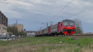 Электропоезд ЭД4М-0360, перегон Новая Деревня - Лахта