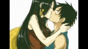 любоф луффи и хэнкок вом пис