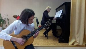 Иванов- Крамской Вальс для гитары и фортепиано