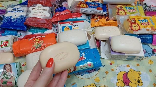 Перебирем коллекцию кускового мыла ? 5 часть. Детское мыло✨