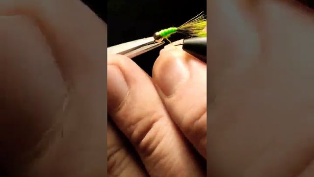 Мушка для ловли на бомбарду #рыбалка #бомбарда #flytying #плотва #мушки