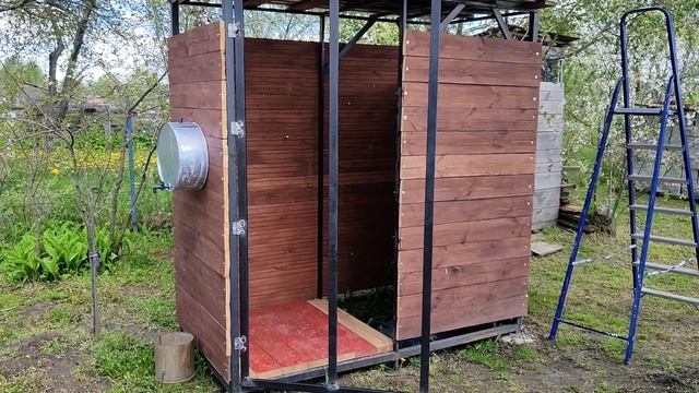 Дачный душ своими руками/ летний душ /часть третья / соседи в шоке / душ на участке