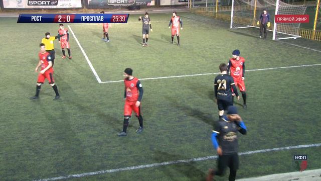 Прямая трансляция 4 ТУР НФЛ "РОСТ" - "ПРОСПЛАВ" смотреть онлайн