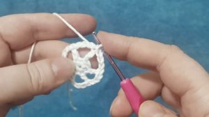 Новогоднее настроение ❤️ вяжу простую снежинку ❄️❄️❄️