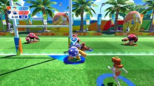 Mario & Sonic at the Rio 2016 Olympic Games Heroes Showdown Football Mario vs Sonic