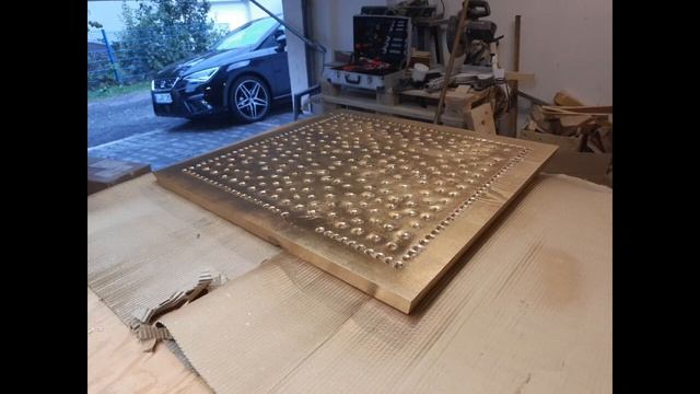 столик с эпоксидкой смалой /золото/бронза/это эксперимент?couchtisch epoxid experiment смотреть онлайн