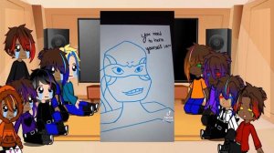 ROTTMNT and TMNT 2012 react to Mikey and Leo :)