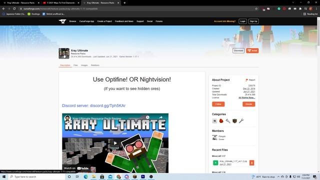 How to get X-Ray for Minecraft 1.18+ (Resource Pack/Texture Pack) смотреть онлайн