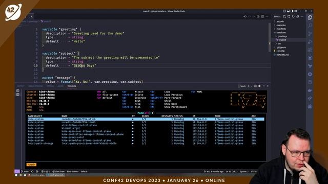 How to achieve (actual) GitOps with Terraform and Kubernetes | Roberth Strand | Conf42 DevOps 2023 смотреть онлайн