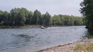 Рыбалка на реке Авача. По протокам на водомёте. Рыба есть!!!