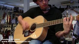 Fender CJ-290S Jumbo Acoustic Demo at Nevada Music UK