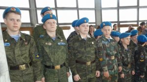 Юный десантник 2018г. "Расплескалась синева, расплескалась. По тельняшкам разлилась, по беретам..."