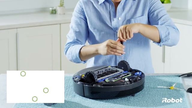 Замена правого или левого колеса робота пылесоса iRobot Roomba 600 серии смотреть онлайн
