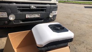 Установка автономного кондиционера работающего от аккумулятора!!!
