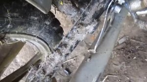 Устранение скрипов на китайском мопеде.