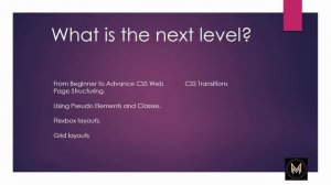 Advanced CSS and SASS Course presentation