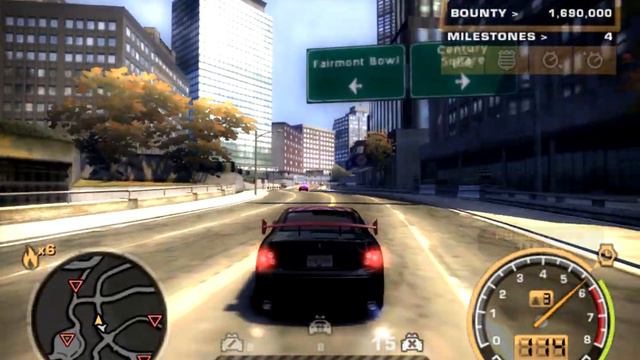 NFS MW - Epic pursuit - Pontiac GTO by ROG смотреть онлайн