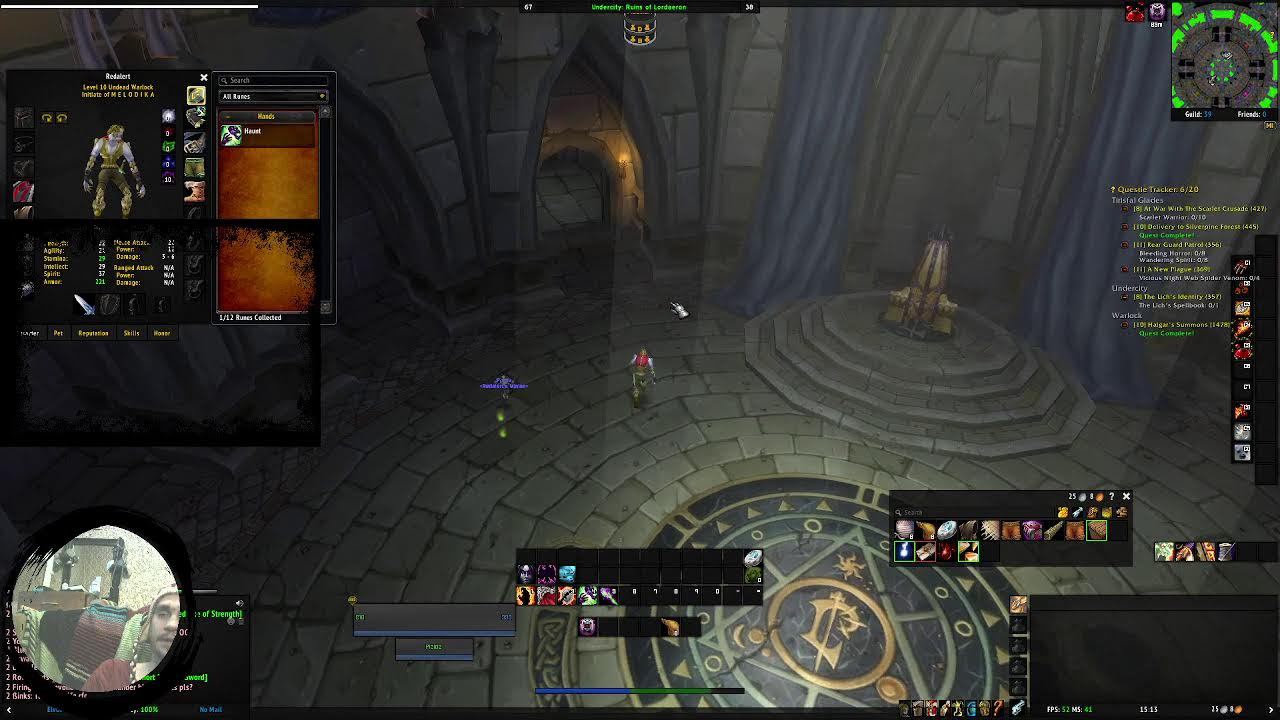 World of Warcraft Classic SOD ,Living Flame сервер Европа.Качаем лока