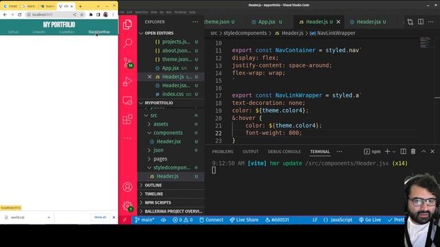 AM Coder - Web Developer Portfolio Starter Guide (Using React)