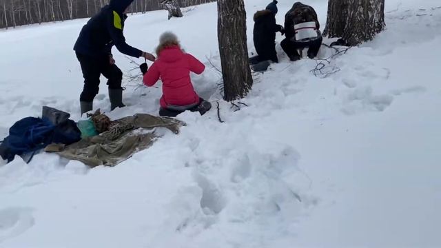 Разведение огня огнивом