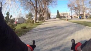 На велосипеде по городу/ Анапа в январе/ Покатушка по Анапе.