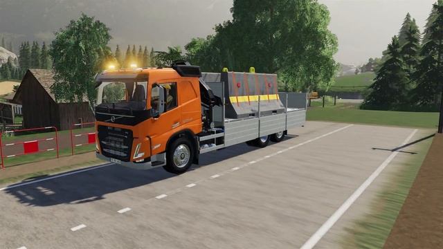 Disinfect Roads against Coronavirus, Placing Barriers│Public Work│Walchen 2K20│FS 19│Timelapse #2 смотреть онлайн