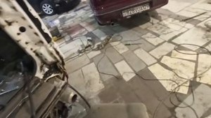 Замена правого заднего крыла Прадо-95