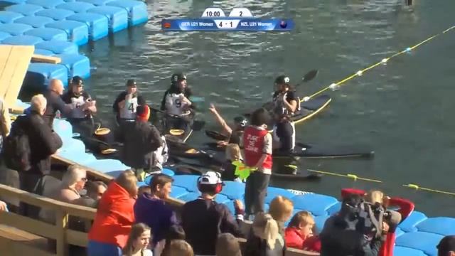 Thury - Harcourt Canoe Polo World Championships 2014 Women U21 GER - NZL смотреть онлайн