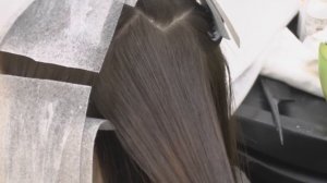 Выход из черного: осветление волос из темного каштана в холодный русый, безопасная смывка цвета