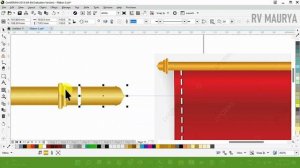 #520 | How to Make Ribbon Design | Basic CorelDraw in Hindi