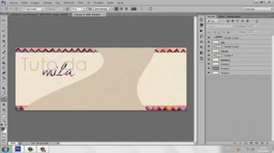 Tutorial da Mila - Capa para FB #01