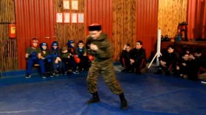 Фланкировка с шашками, нагайка и рукопашный бой. Рождество.  Станица Александровская.