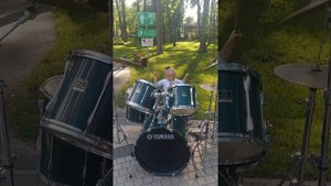 Игра на барабанах. Drumming. 01.06.2016.