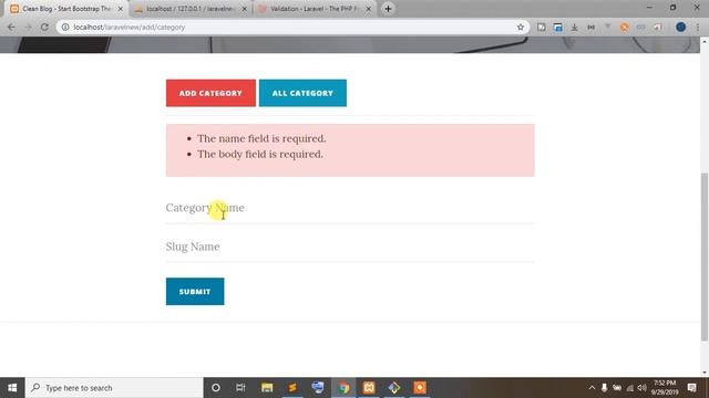 18. laravel bangla tutorial (validation)  | #laravel #laravel 6 | learn hunter