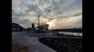 Вечерняя Клязьма. Апрельский разлив. Набережная. 03042023.