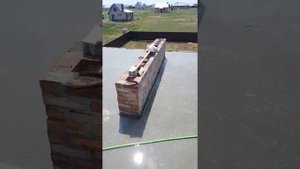 Монолитная плита после заливки на следующий день
