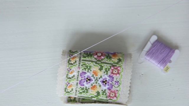 КАК СОБРАТЬ игольницу JUST NAN? Весенняя пирамидка. От обзора до готовой работы. ВЫШИВКА КРЕСТОМ.