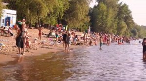 Самара. Пляж. Загородного парка. 21.07.2021