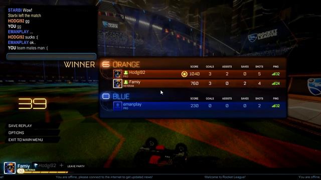 Leavers, Leavers Everywhere | Rocket League (2v2 ranked) #03 смотреть онлайн