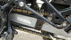 Honda xr150 смазка цепи трансмиссионным маслом.