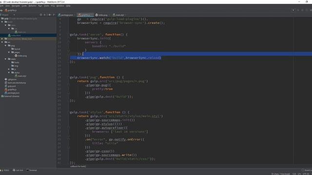Собери свою сборку на Gulp 4. Часть 5. Gulp-BrowserSync смотреть онлайн